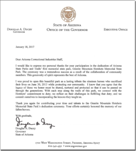 Governor Letter
