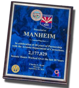 Manheim Plaque