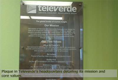 Plaque in Televerde